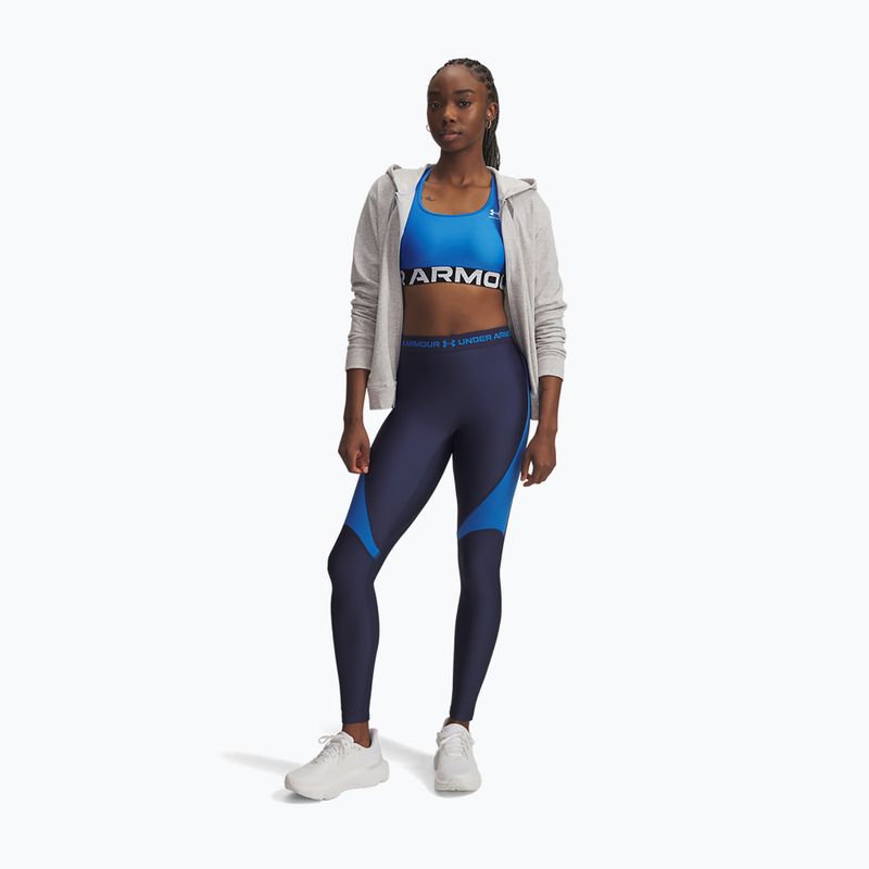 Női leggings Under Armour HeatGear Rib washed navy/blue atlantis/blue atlantis 2