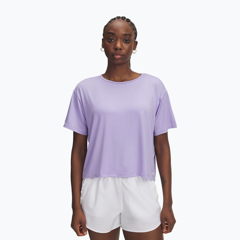 Női edzőpóló Under Armour Motion transparent/white