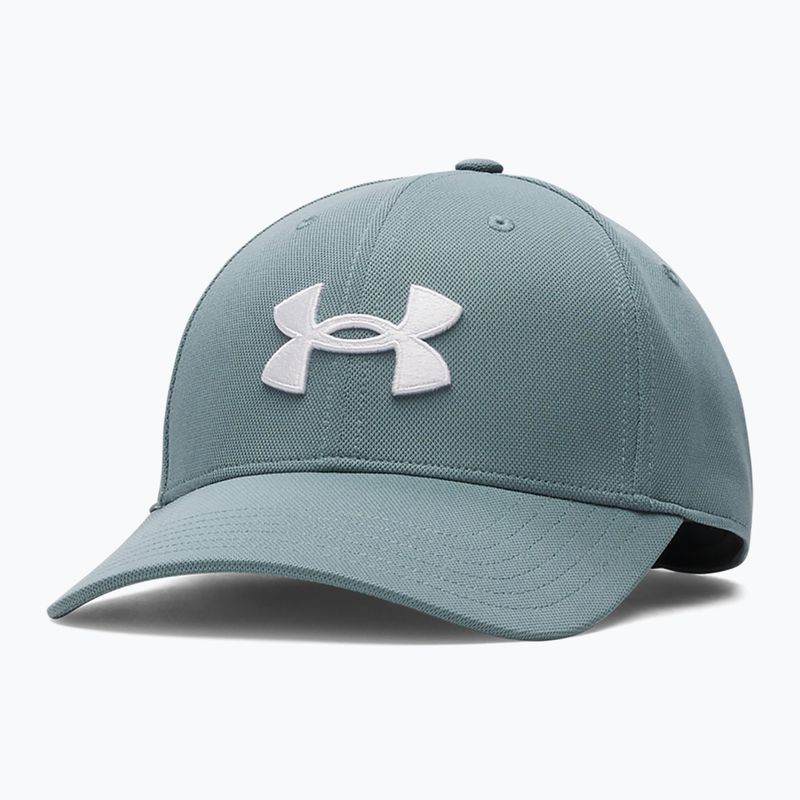 Férfi baseballsapka Under Armour Blitzing Adj jasper blue/white/white