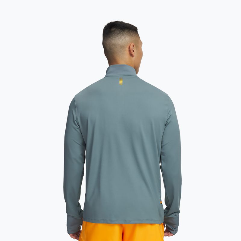 Férfi hosszú ujjú futópóló Under Armour Launch Pro 1/4 Zip jasper blue/reflective 2