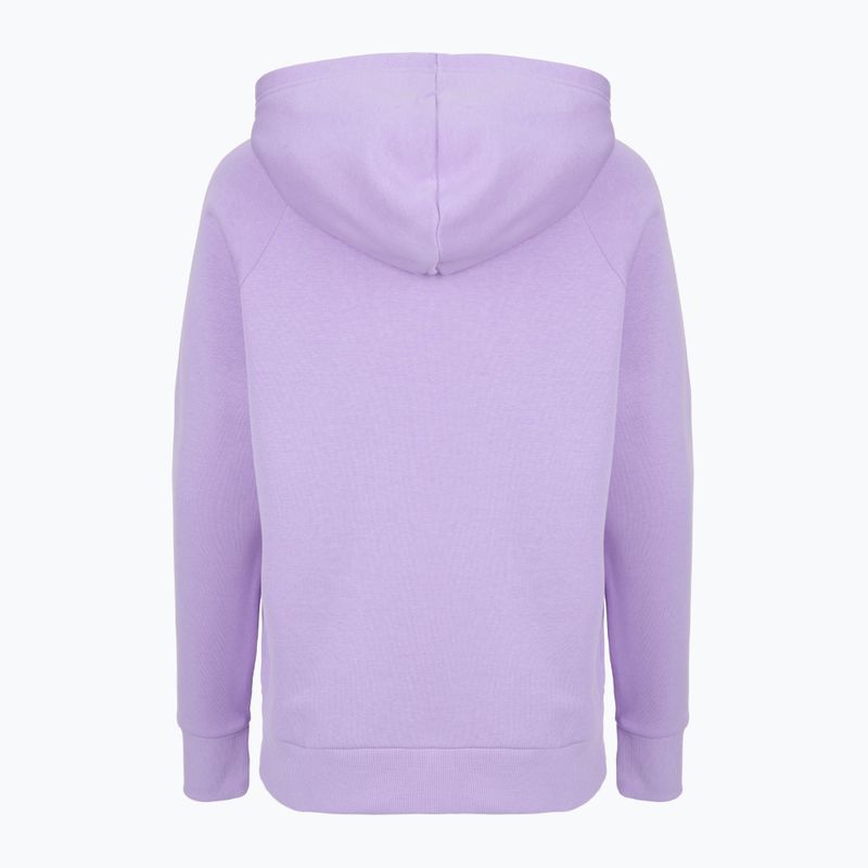 Női Under Armour Rival Fleece kapucnis pulóver átlátszó/fehér 5