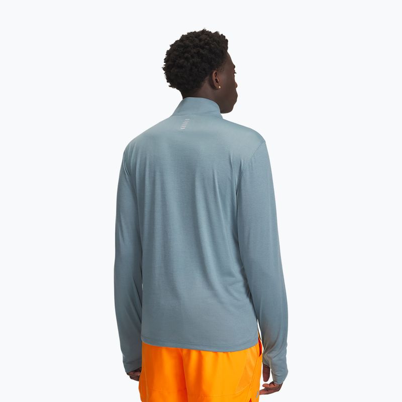 Férfi futó pulóver Under Armour Launch 1/4 Zip jasper blue/reflective 2