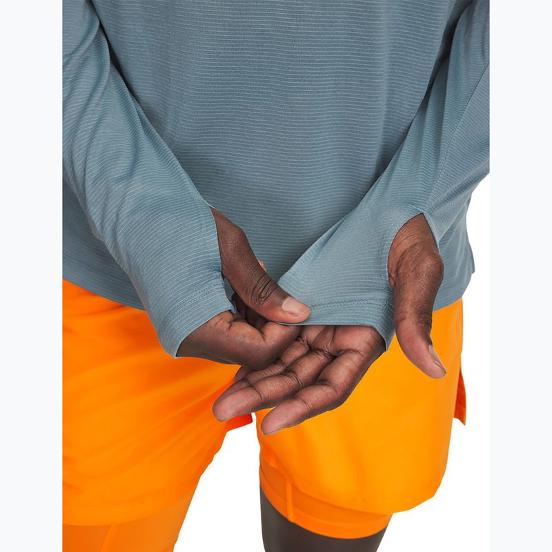 Férfi futó pulóver Under Armour Launch 1/4 Zip jasper blue/reflective 3