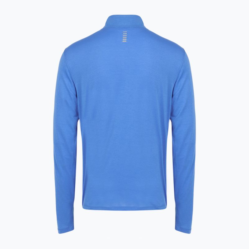 Férfi futó pulóver Under Armour Launch 1/4 Zip blue atlantis/reflective 2
