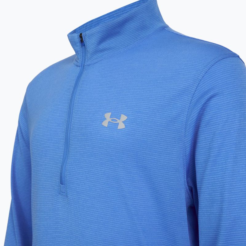 Férfi futó pulóver Under Armour Launch 1/4 Zip blue atlantis/reflective 3