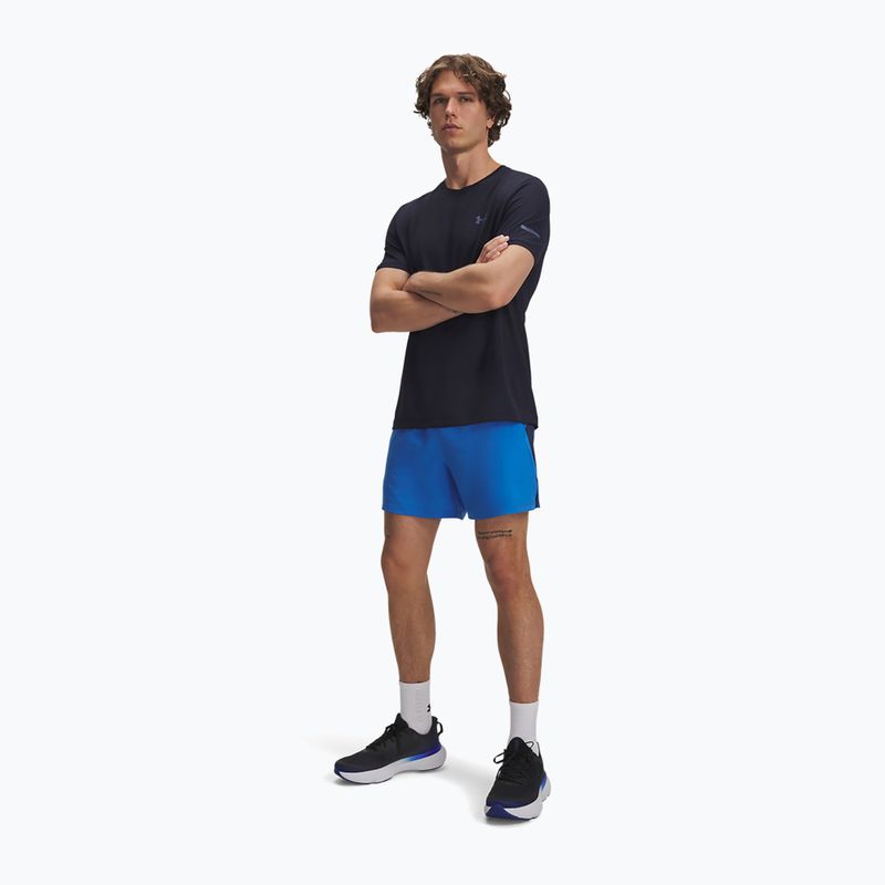 Férfi futó rövidnadrág Under Armour Launch 5" blue atlantis/washed navy/reflective 2