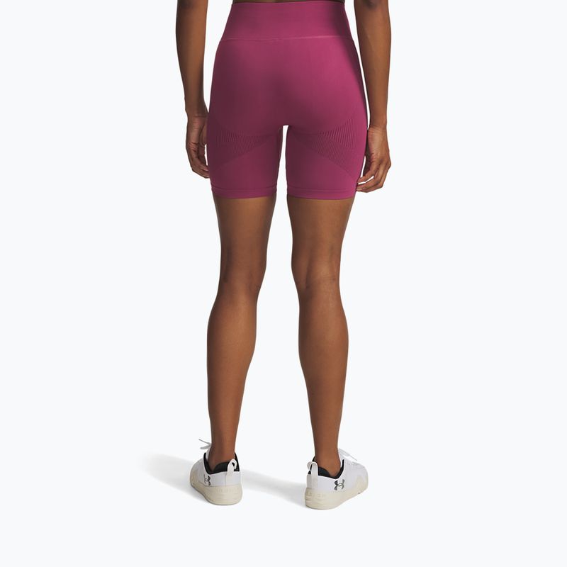 Női rövidnadrág Under Armour Vanish Seamless fuchsia dusk/dark maroon/dark maroon 3