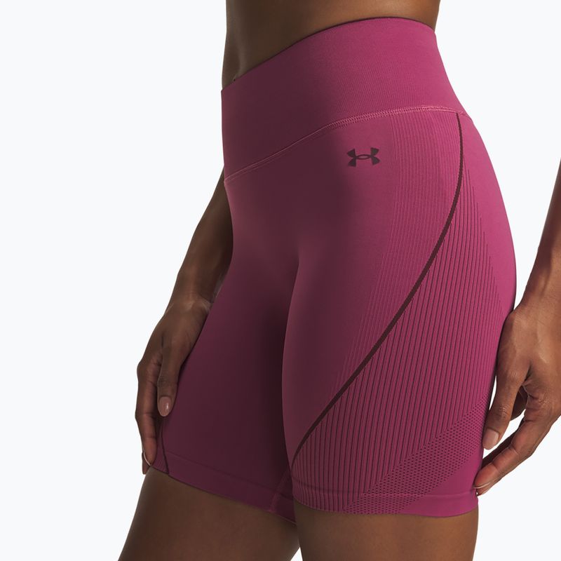 Női rövidnadrág Under Armour Vanish Seamless fuchsia dusk/dark maroon/dark maroon 4