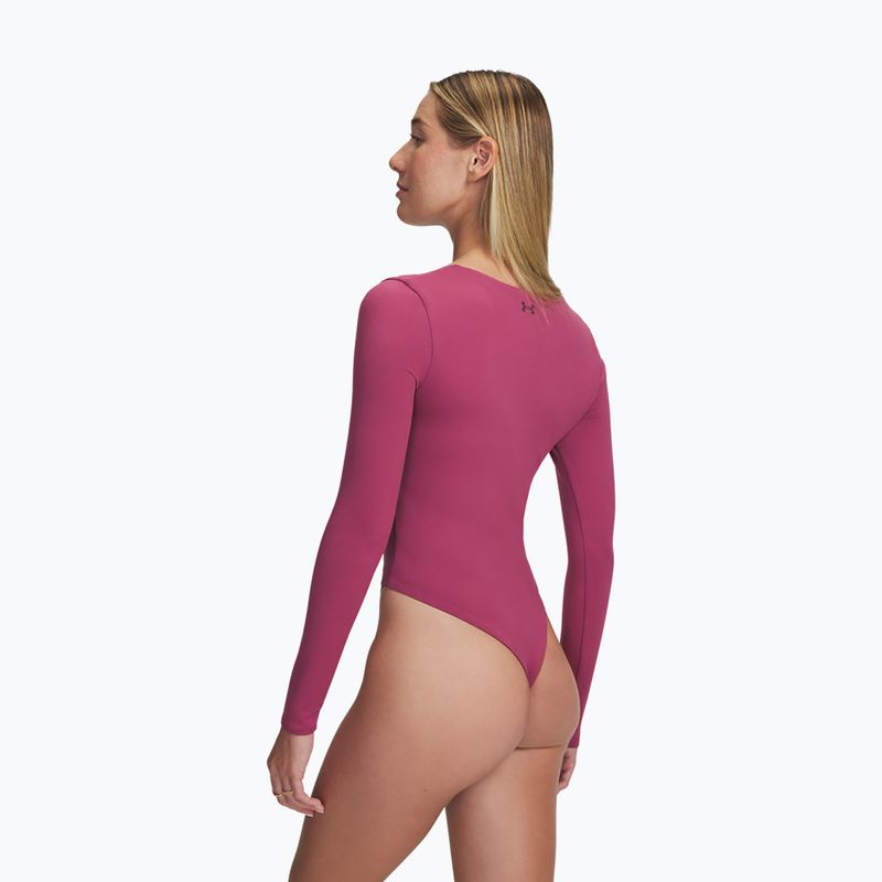 Női edzőbody Under Armour Motion fuchsia dusk/dark maroon 3