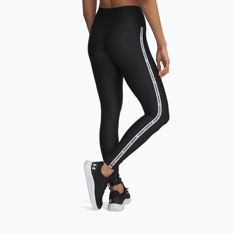 Női leggings Under Armour Tech Wordmark Tape black/white/white 3