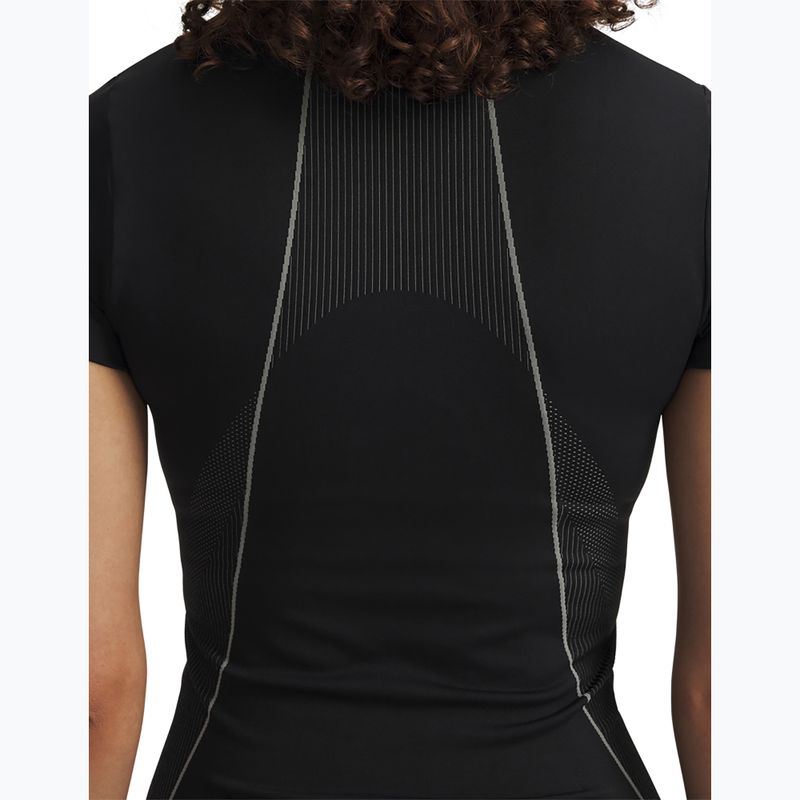 Női edzőpóló Under Armour Vanish Seamless black/steel/steel 3