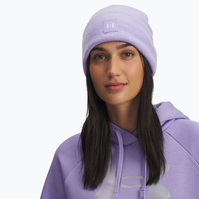 Női téli sapka Under Armour Halftime beanie transparent/transparent/white 3