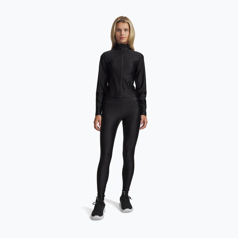 Női edzőleggings Under Armour Motion Shine Ankle black/jet gray 2