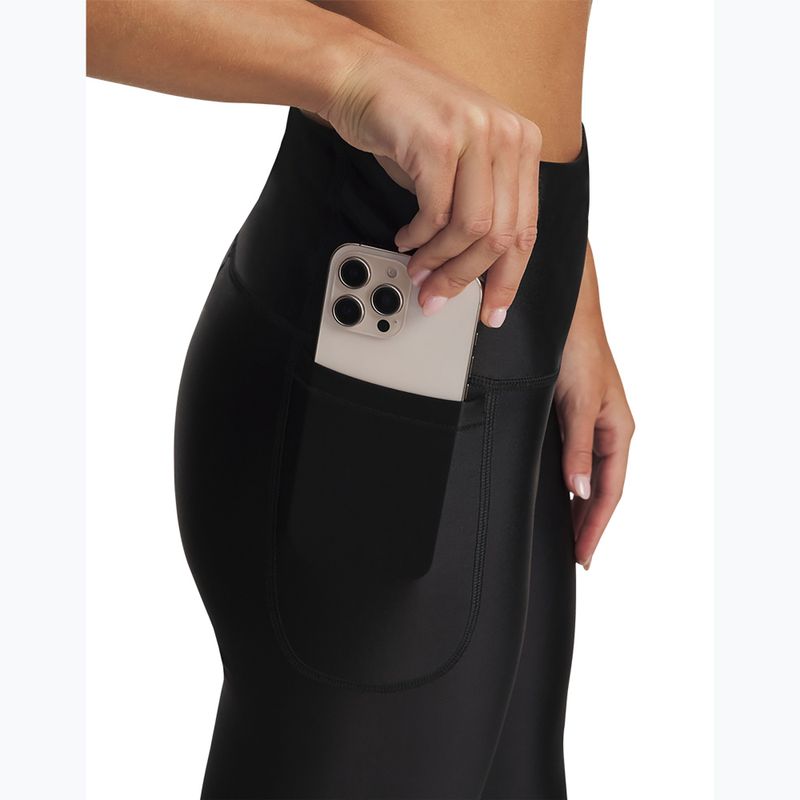 Női edzőleggings Under Armour Motion Shine Ankle black/jet gray 4