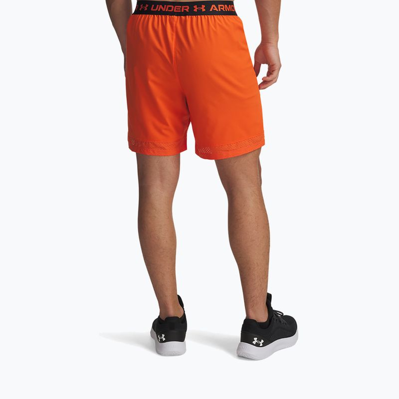 Férfi edzőshort Under Armour UA Vanish Woven 6in Orange Base/Black 3