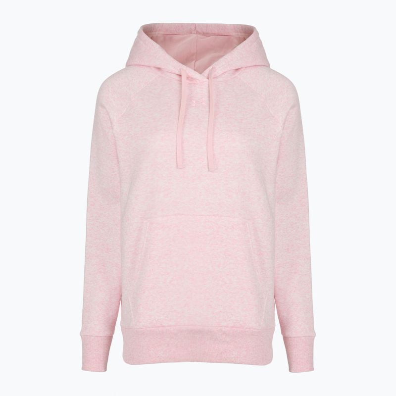 Női pulóver Under Armour Rival Fleece Hoodie prime pink light heather/prime pink 4