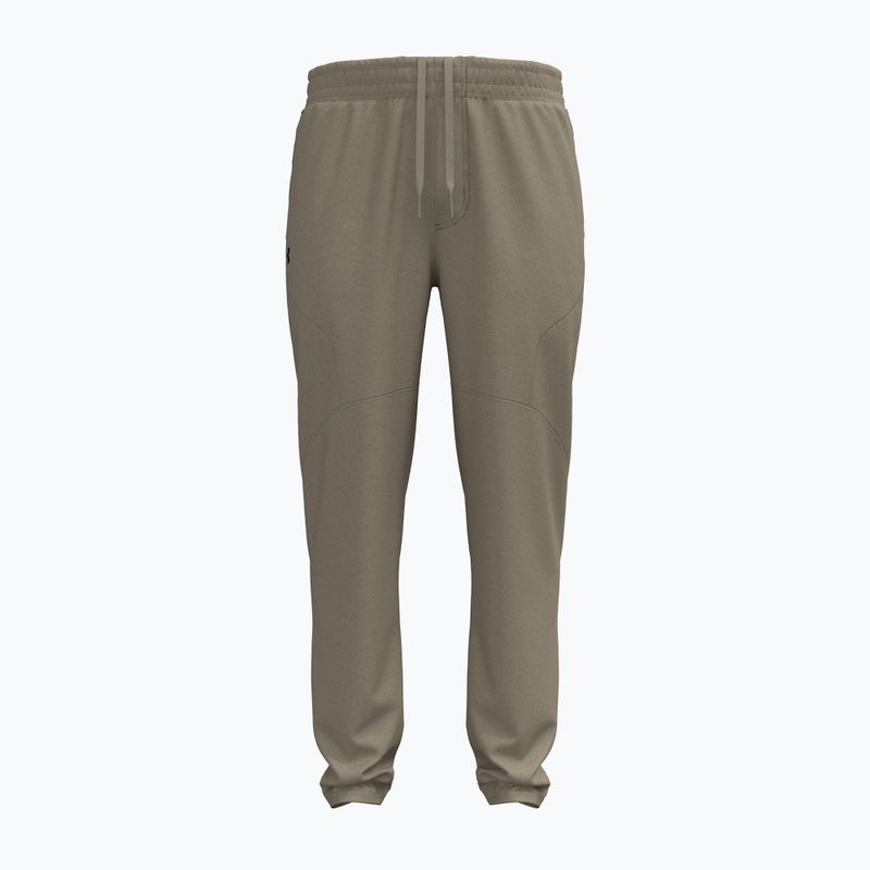 Férfi edzőnadrág Under Armour Unstoppable Tapered Pants city khaki/black 5