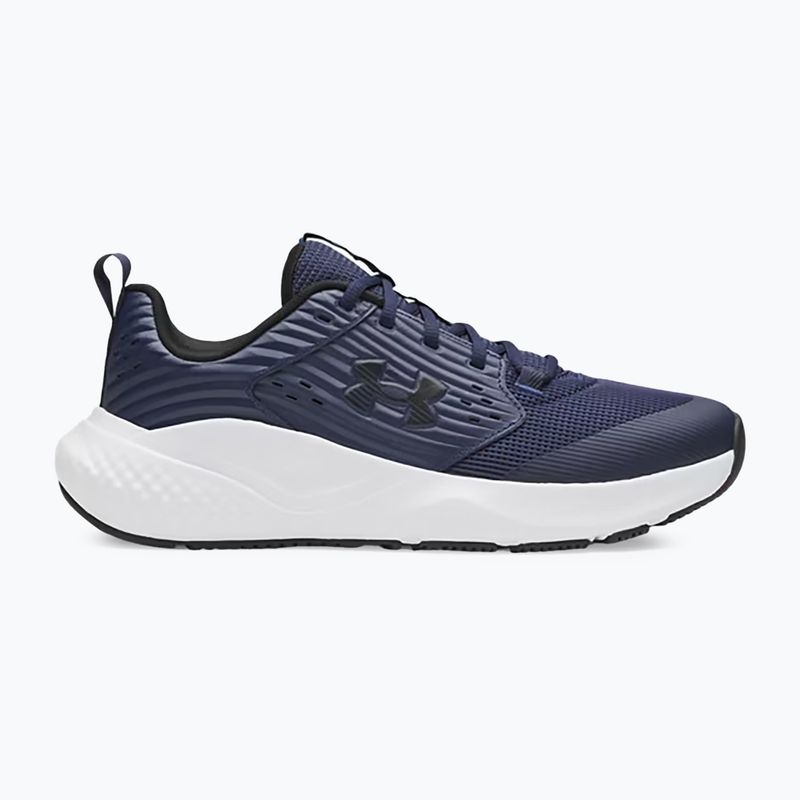 Férfi edzőcipő Under Armour Commit 4 mosott tengerészkék/távoli szürke/fekete