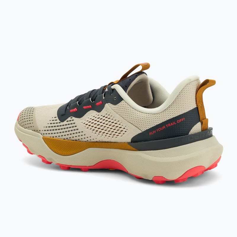 Férfi futócipő Under Armour Infinite Pro Trail khaki base/anthracite/racer red 3