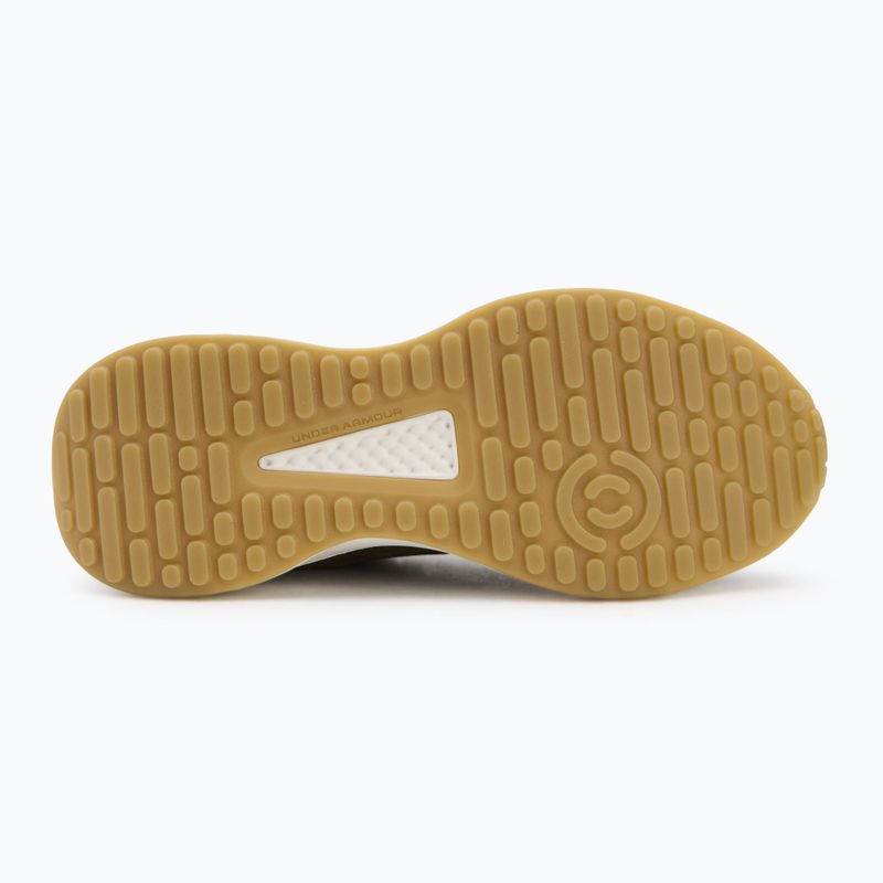 Férfi edzőcipő Under Armour Edge Suede expedíció zöld/csúcs fehér/expedíció zöld 4