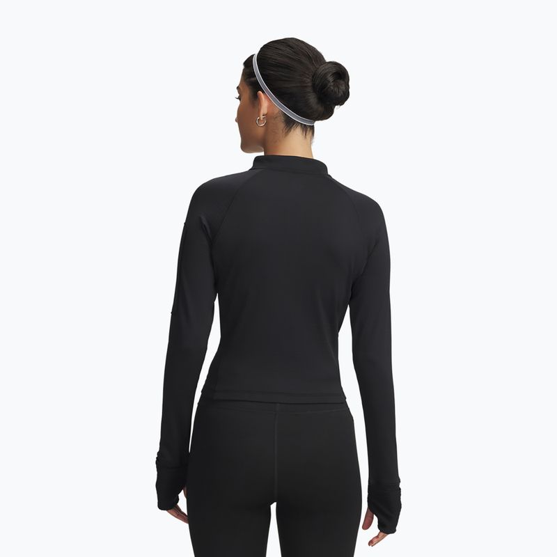 Női futó pulóver Under Armour Pro Half Zip black/reflective 2