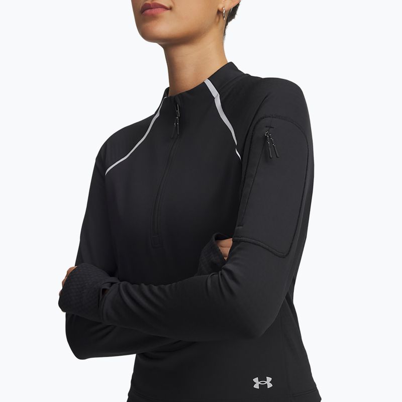 Női futó pulóver Under Armour Pro Half Zip black/reflective 3
