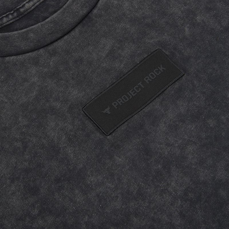 Férfi edző póló Under Armour Project Rock Heavyweight Oversized black 3