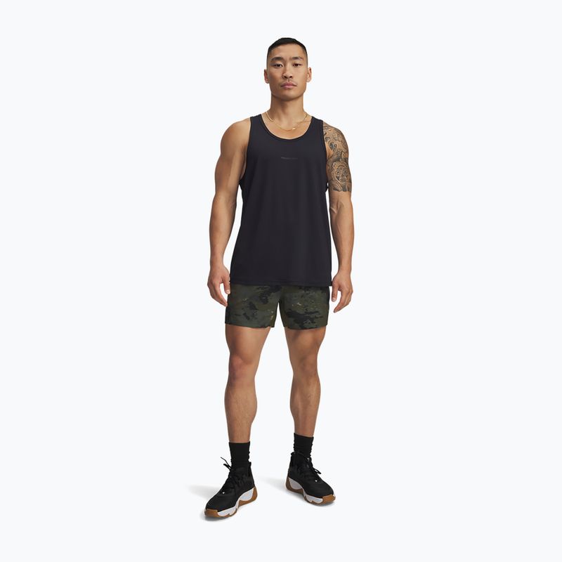 Férfi edzőshort Under Armour Project Rock Ultimate expedition green/black 2