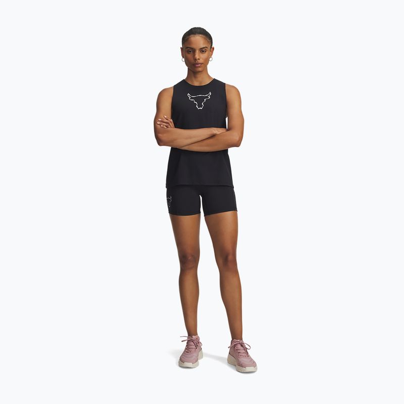 Női edzőshort Under Armour Project Rock Middie black/anthracite 2