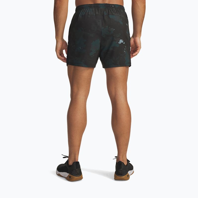 Férfi edzőshortok Under Armour Project Rock Ultimate black/castlerock 3