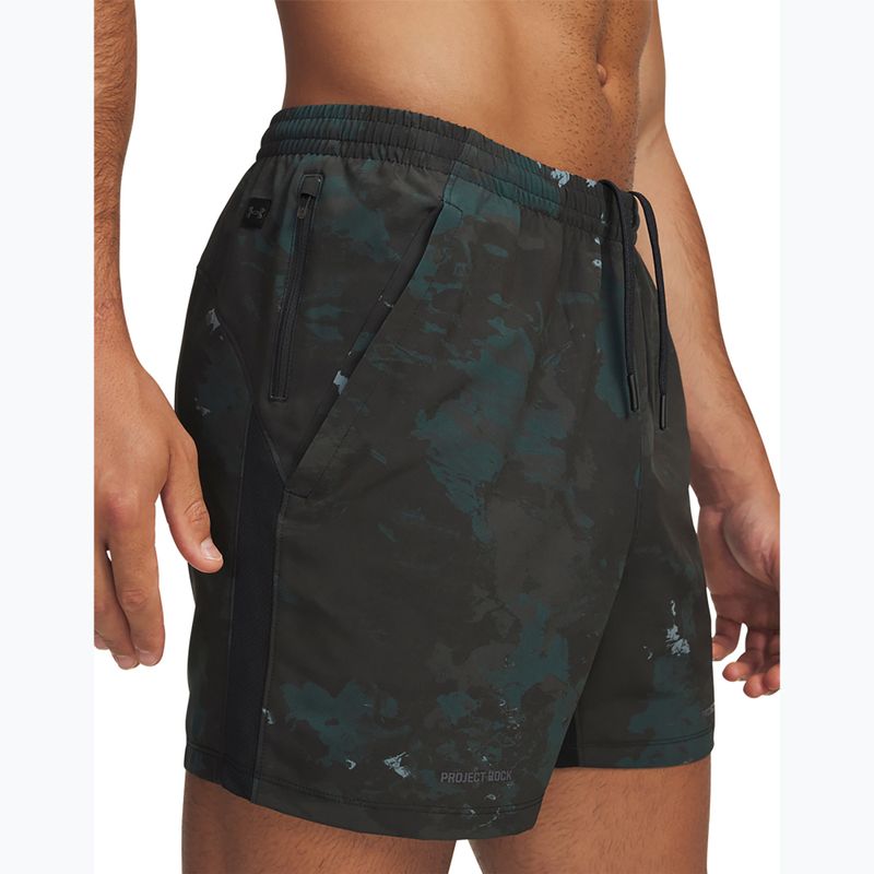 Férfi edzőshortok Under Armour Project Rock Ultimate black/castlerock 4