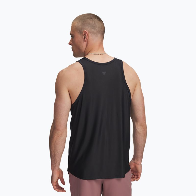 Férfi edzőtrikó Under Armour Project Rock Iso Chill Tank black/anthracite 2