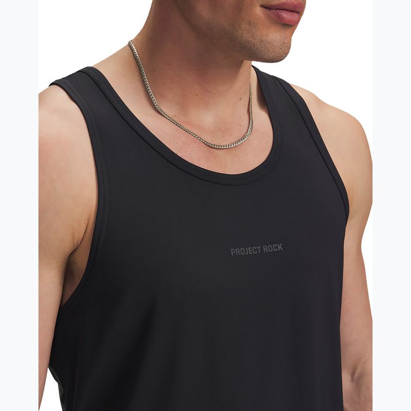 Férfi edzőtrikó Under Armour Project Rock Iso Chill Tank black/anthracite 3