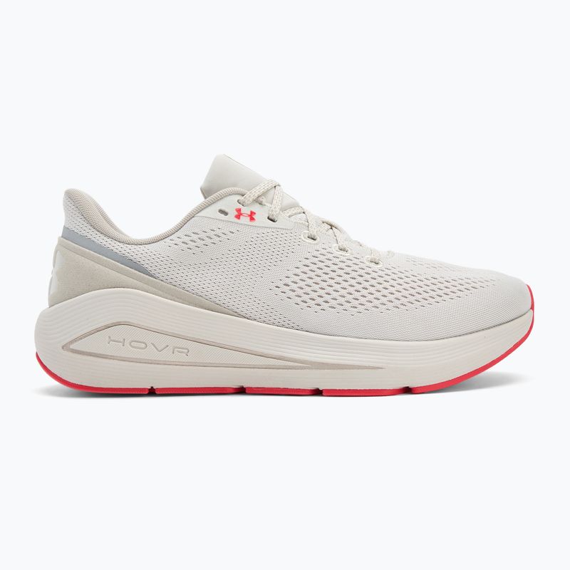 Férfi futócipő Under Armour Sonic 7 summit white/khaki base/racer red 2