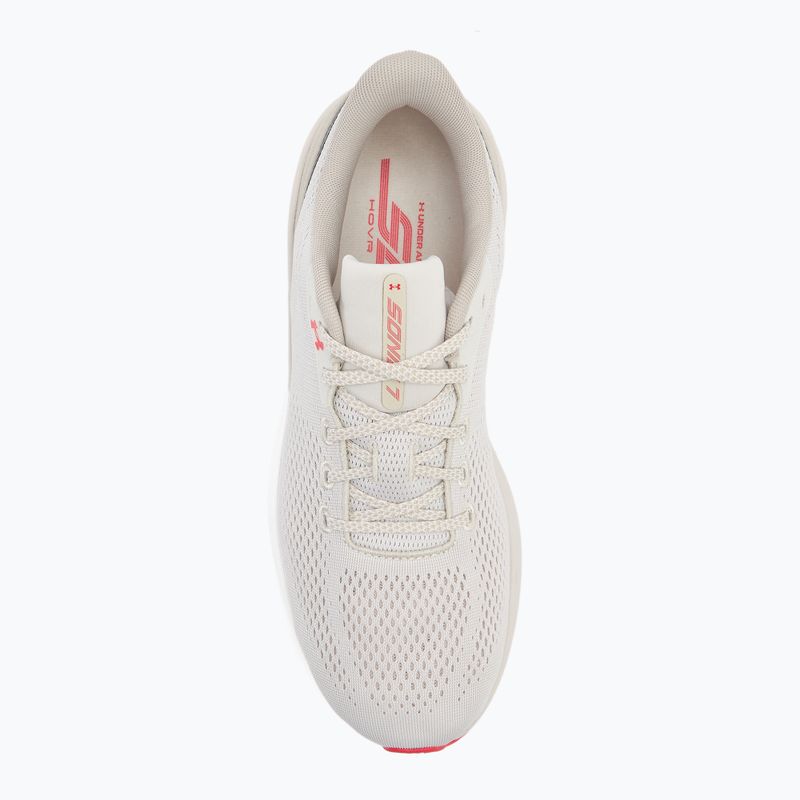 Férfi futócipő Under Armour Sonic 7 summit white/khaki base/racer red 5