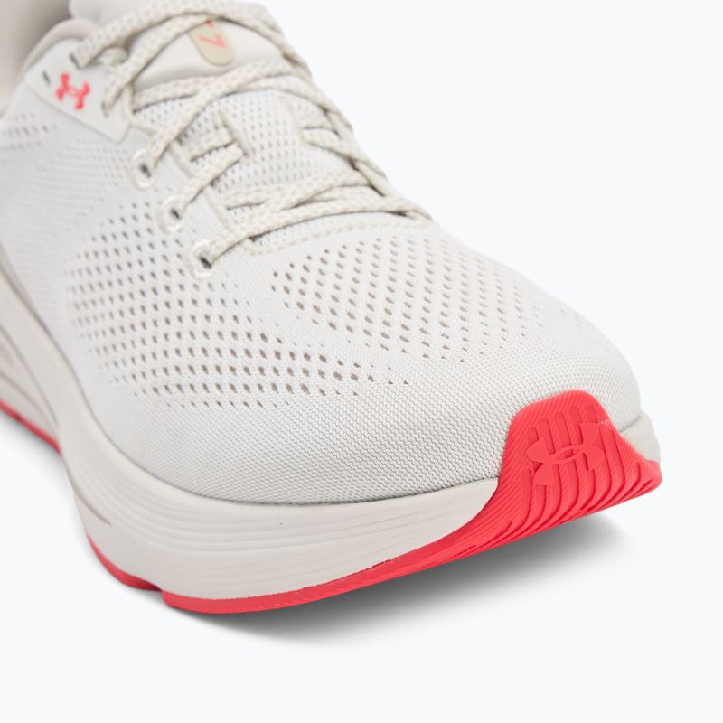 Férfi futócipő Under Armour Sonic 7 summit white/khaki base/racer red 7