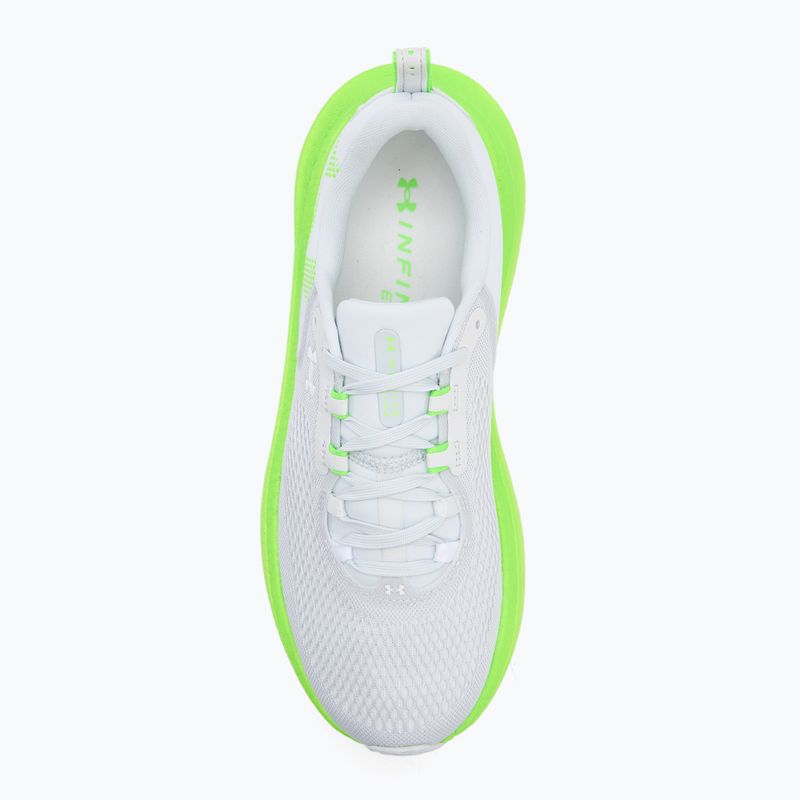 Férfi futócipő Under Armour Infinite Elite 2 távoli szürke/hyper zöld/fehér 5