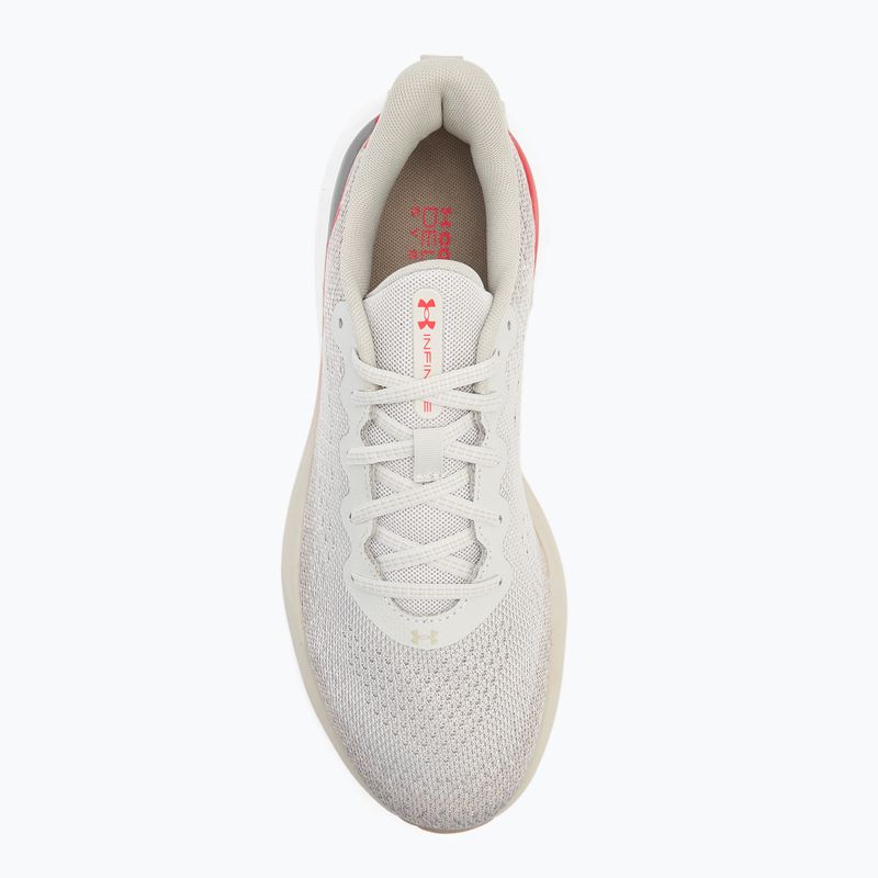 Férfi futócipő Under Armour Infinite summit fehér/khaki alap/verseny piros 5
