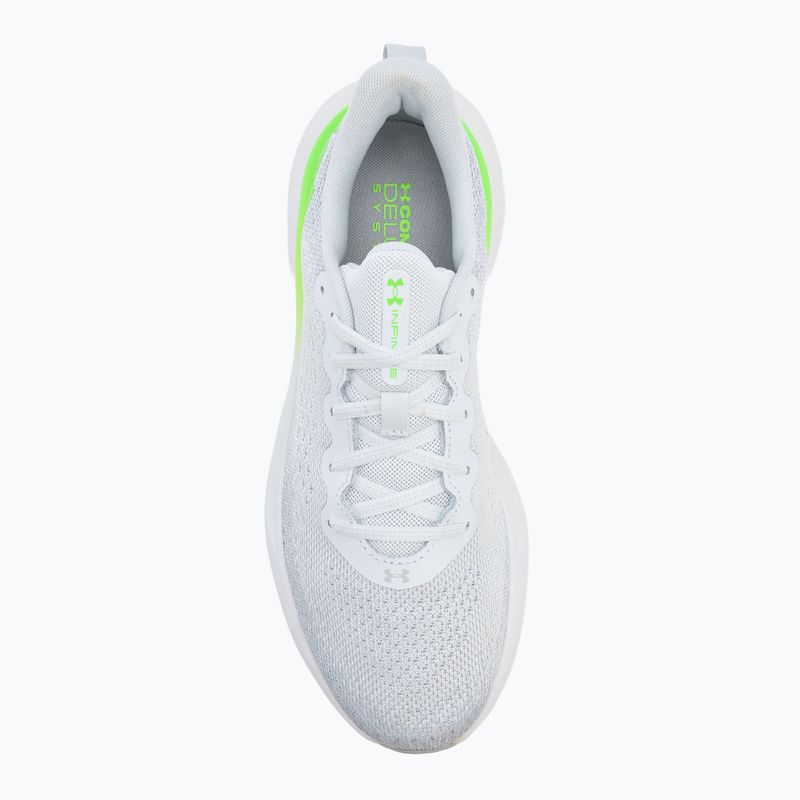 Férfi futócipő Under Armour Infinite distant gray/halo gray/hyper green 5