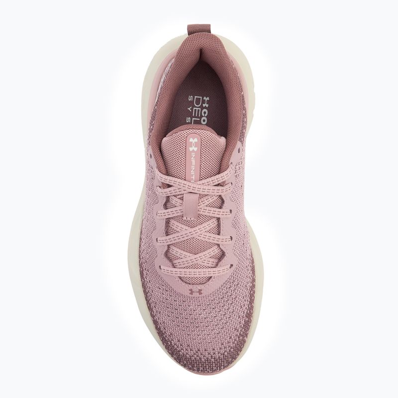 Női futócipő Under Armour Infinite turmalin rózsaszín/maroon köd/csúcs fehér 4