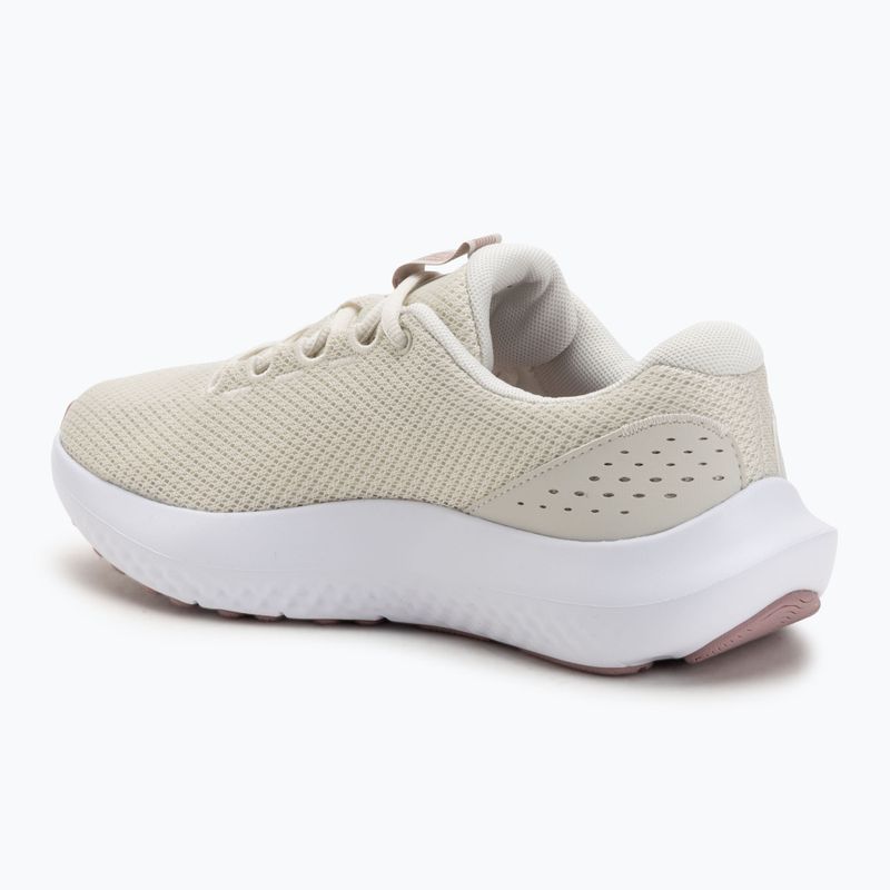 Női futócipő Under Armour Charged Surge 4 summit white/tourmaline pink/metallic tourmaline pink 3