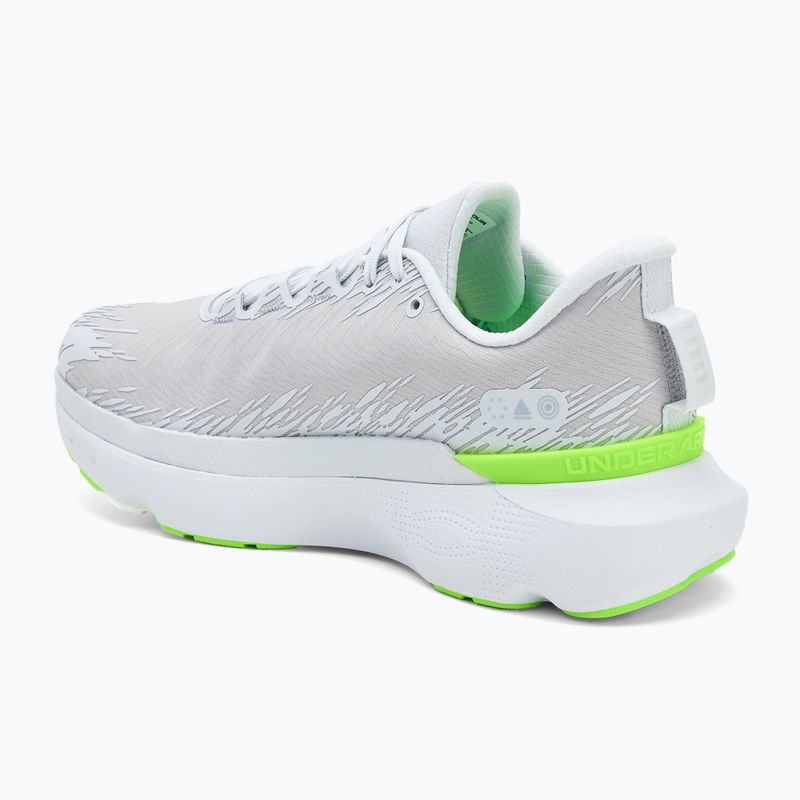 Under Armour Infinite Pro 2 Storm távoli szürke/mod szürke/hiper zöld futócipő 3