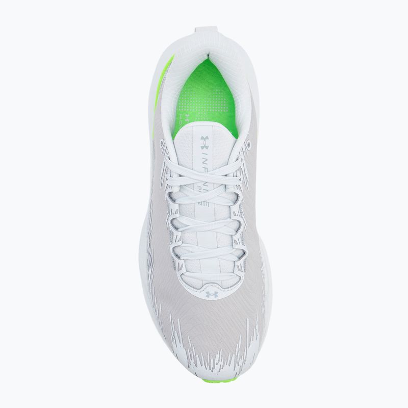 Under Armour Infinite Pro 2 Storm távoli szürke/mod szürke/hiper zöld futócipő 5