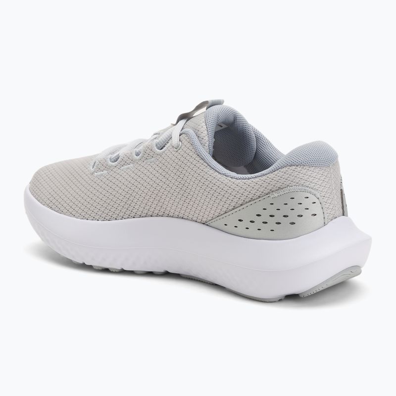 Női futócipő Under Armour Charged Surge 4 halo szürke/fémes ezüst/fémes ezüst 3