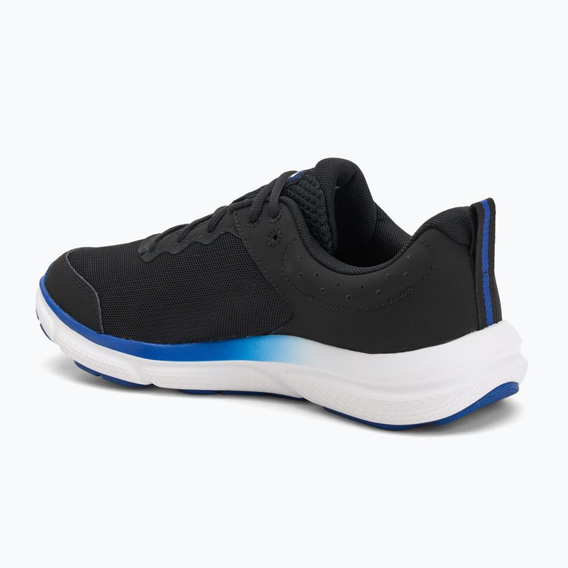 Férfi futócipő Under Armour Charged Assert 10 fekete/királykék/fehér 3
