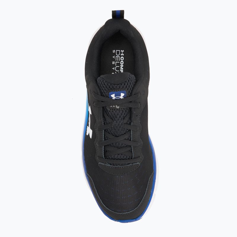 Férfi futócipő Under Armour Charged Assert 10 fekete/királykék/fehér 5