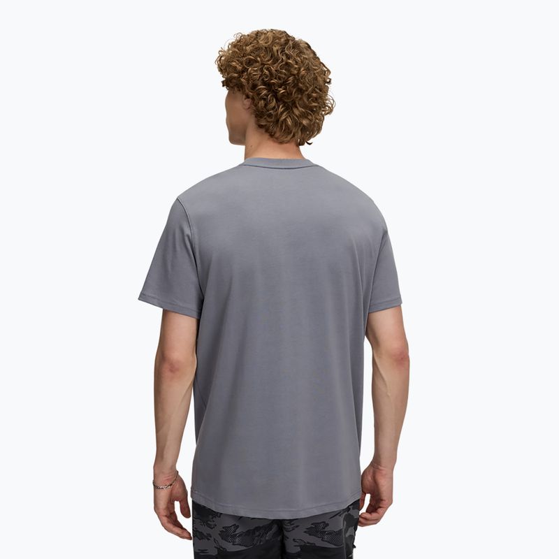 Férfi edzőpóló Under Armour Logo Emb Heavyweight titan gray/black 2