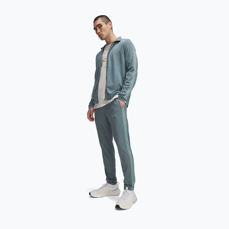 Férfi melegítő Under Armour UA Knit Track Suit jasper blue/serpentine/serpentine