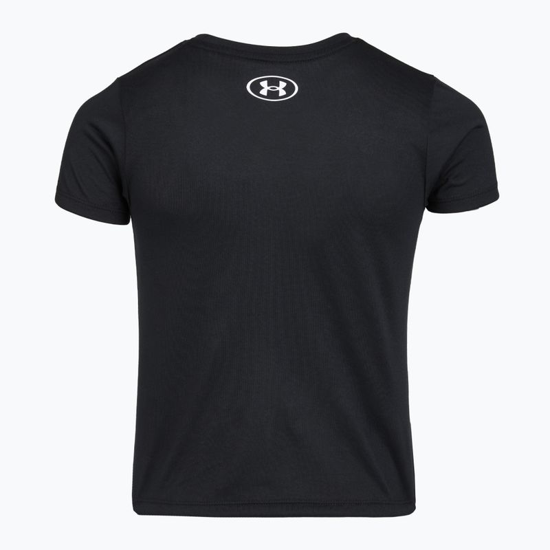 Gyerek edző póló Under Armour Tech SSC SS black/white 2