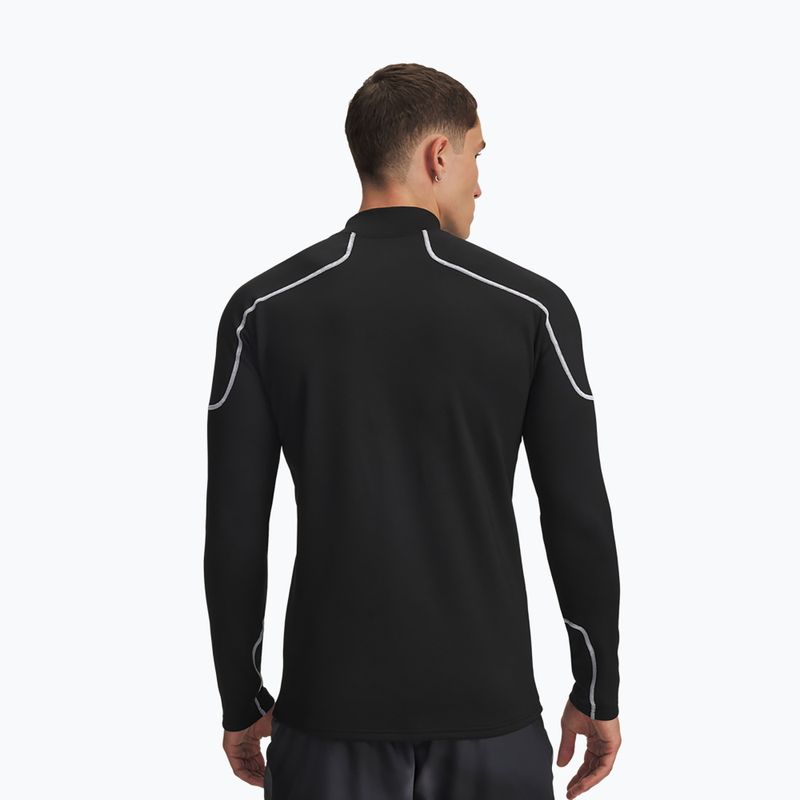 Férfi hosszú ujjú edzőfelső Under Armour Cold Weather Grid black/black/white 2